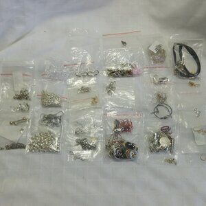 Many many many miscellaneous vintage and actual jewelry accessories for DIY